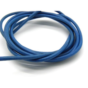2 mm (0.08 Inch)  Round Real Leather Cord for Jewe...