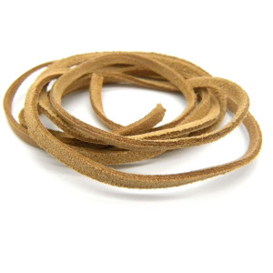 3 x 1.5 mm Flat Real Suede Leather Cord for Jewell... 3 x 1.5 mm Flat Real Suede Leather Cord for Jewell...