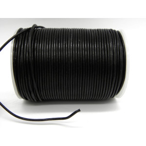 2 mm Thick Round HQ Real Leather Cord for Jeweller...