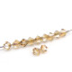 Tschechische MC Doppelkegelperlen - 4 mm - Crystal Celsian