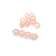 8 mm Round Faceted Fire-polished Czech Glass Beads - Rosaline Light Pink - 20 or 60 pc