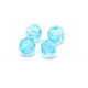 4 mm Czech MC Round Faceted Crystal Beads - Aquamarine - 24 pc
