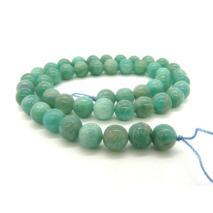 8 mm Large Round Natural Polished Amazonite Beads 8 mm Large Round Natural Polished Amazonite Beads