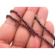 Kleine runde facettierte Granatperlen 3 mm - Strang oder 40 Perlen