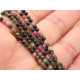 3 mm Small Round Polished Natural Tourmaline Beads - 45 pc
