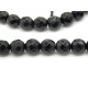 6 mm Small Round Faceted Black Onyx Beads, Faceted Gemstone Beads - 20 Beads or Strand