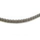 3 mm 8/0 Round Small Matt Frosted Glass Beads - Strand = approx. 145 pc