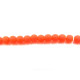 3 mm 8/0 Round Small Matt Frosted Glass Beads - Strand = approx. 145 pc