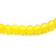 6 mm Round Mat Frosted Glass Beads -  Strand = approx. 140 Beads