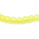 6 mm Round Mat Frosted Glass Beads -  Strand = approx. 140 Beads