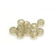 6 mm Faceted Flat Round Glass Beads (Rondelle Beads) - Light Colorado Topaz