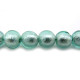 8 mm Round Silver-Foil Glass Lampwork Beads - Colour Choice (8 Pc.)