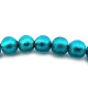 8 mm Round Silver-Foil Glass Lampwork Beads - Colour Choice (8 Pc.)