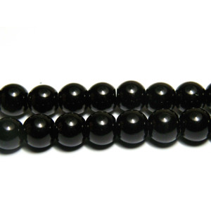 8 mm Round Glass Pearls - Faux Pearls - Glass Bead...