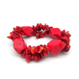 Small-Sized Costume Jewellery Elastic Bracelet wit...