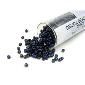 11/0 Miyuki Delica Seed Beads - Blue Iris DB 002 -...