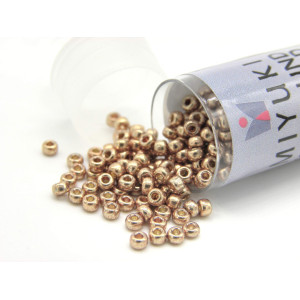 11/0 Miyuki Round Seed Beads -DURACOAT Galv Champa...