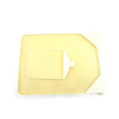 2 Assorted Plastic Funnel Trays with Mats and for Working with Beads