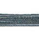 2 mm Near Round Freshwater Mini Seed Pearls - Grade AA - Peacock Black (20 Pc.)