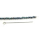 2 mm Near Round Freshwater Mini Seed Pearls - Grade AA - Peacock Black (20 Pc.)