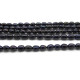 4 x 6 mm Small Rice-Shaped Freshwater Cultured Pearls - Grade A - Peacock Black Colour - 10 Pc.