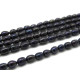 4 x 6 mm Small Rice-Shaped Freshwater Cultured Pearls - Grade A - Peacock Black Colour - 10 Pc.