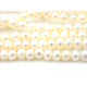 4 mm Small Near Round Freshwater Eco-Culture Pearls - White