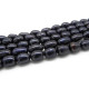8 x 10 mm Large Rice-shaped Freshwater Cultured Pearls - Grade A - Peacock Black (5 Pc.)