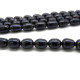 8 x 10 mm Large Rice-shaped Freshwater Cultured Pearls - Grade A - Peacock Black (5 Pc.)