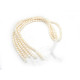8 mm Grade AA Near-Round Freshwater Cultured Pearls - Cream-White, Pink, Grey