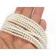 4 mm Small Round Grade AAA Freshwater Cultured Pearls - White