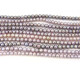 Kleine fast runde Süßwasser-Zuchtperlen 4 mm Klasse AA - Rosa/Lila