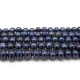6 mm Medium Near Round Freshwater Cultured Pearls - Peacock Black - Strand, 10 pc