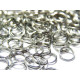 6 mm Stainless Steel Split Rings - Non-tarnish - Very Strong - 100 Pc. 6 mm Stainless Steel Split Rings - Non-tarnish - Very