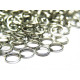 6 mm Stainless Steel Split Rings - Non-tarnish - Very Strong - 100 Pc. 6 mm Stainless Steel Split Rings - Non-tarnish - Very