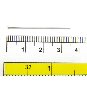 304 Edelstahl Nietstifte, flacher Kopf - 35 mm x 0...