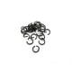 5 mm Stainless Steel Open Jump Rings - Platinum Silver or 18K Gold Plated - 50 Pc.