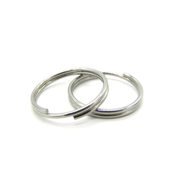 25mm Large Stainless Steel Keychain Split Rings, Non-Tarnish Keyrings, Non-Rusting