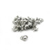5 mm Stainless Steel Side-Closing Calotte Crimps - Gold or Silver (25 Pc.)