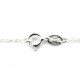 18 inch (45 cm) Fine Sterling Silver 925 Necklace Trace Chain with Clasp