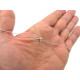 18 inch (45 cm) Fine Sterling Silver 925 Necklace Trace Chain with Clasp