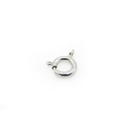 5.5 mm Small 925 Silver Bolt Ring Clasp With Open Ring