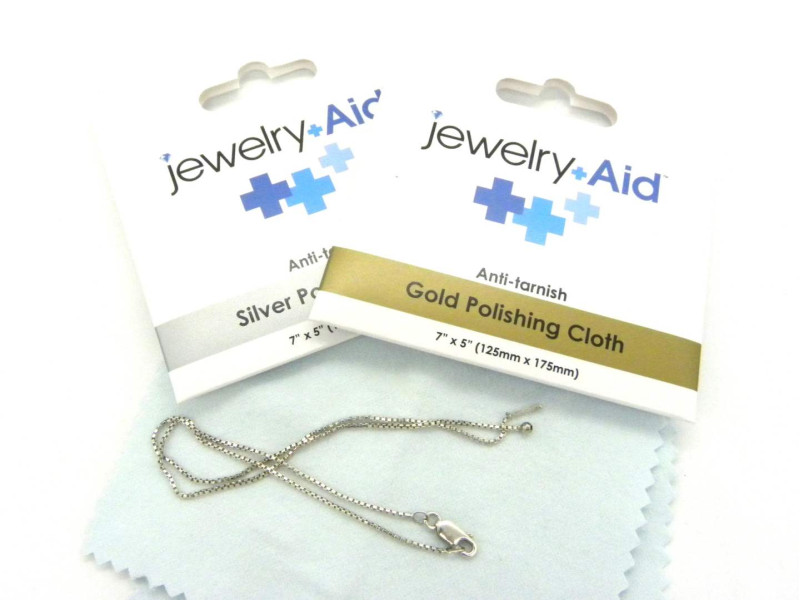 125 x 175 mm Jewelry Aid Poliertuch für Silber oder Gold - Anti-Anlauf