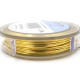 Artistic Wire Schmuckdraht - 1,0 mm x 9,14 m (18 GA) Messing mit Anlaufschutz (27,4 m)