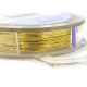 Beadalon Artistic Wire Schmuckdraht - 0.6 mm x 14 m - 22 GA - Messing mit Anlaufschutz (27,4 m)