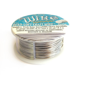 0.5 mm (24GA) The Bead Smith Wire Elements Dead-So...