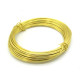 1.0 mm (18 GA) Soft Aluminium Craft/Jewellery Wire (Length: 10 m) - Gold/Silver