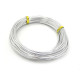 10 m Weicher Aluminiumdraht für Bastel-/Schmuckarbeit 1,5 mm (15 GA) Gold/Silber