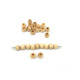 4 mm Premium-Quality Round Wooden Beads for Jewellery - Natural Lacquered (30 pc)