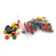 4 to 10 mm Wooden Beads - Mixed Shape - 15 g (0.5 oz) - Rainbow Mix (approx. 130 Beads)